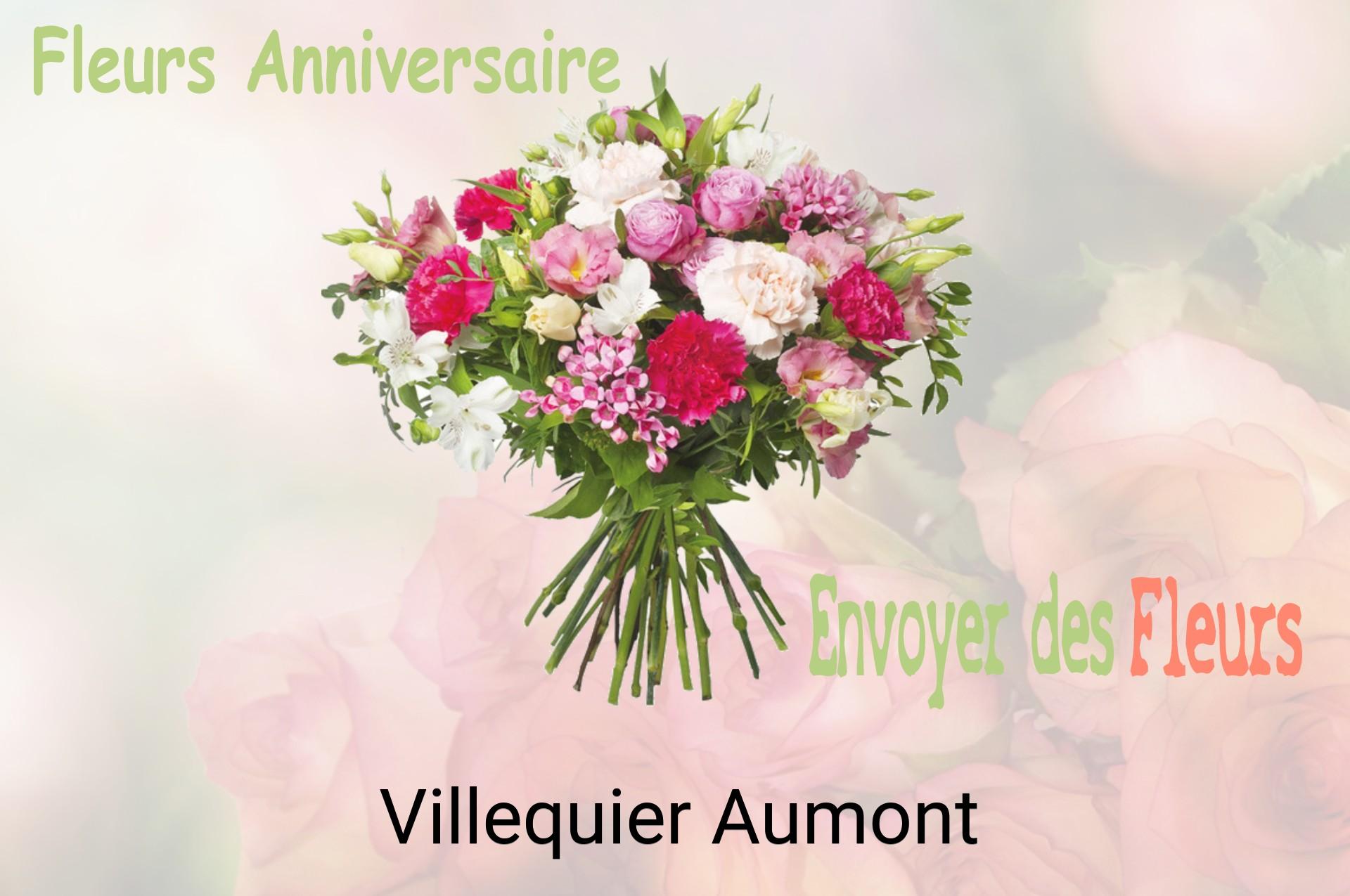 Bouquet de fleurs d’anniversaire livré à Villequier-Aumont