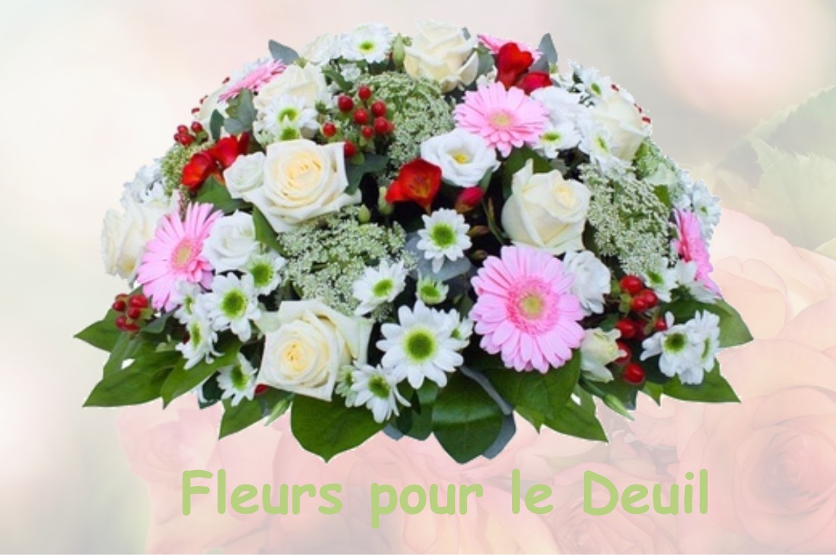 fleurs deuil VILLEQUIER-AUMONT